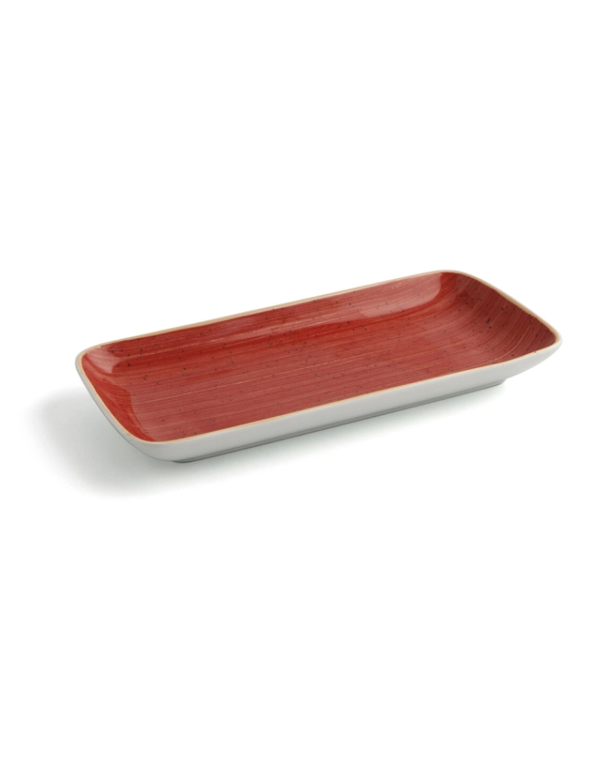 imagem de Recipiente de Cozinha Ariane Terra Retangular Cerâmica Vermelho (28 x 14 cm) (6 Unidades)4