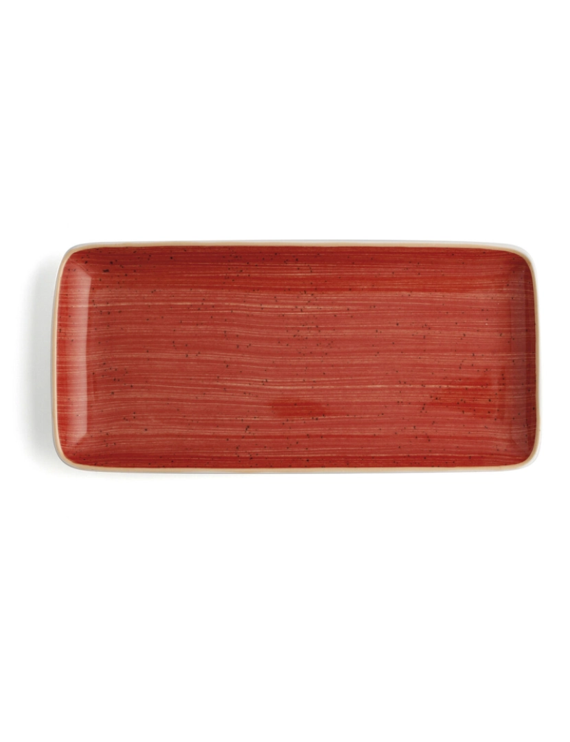 imagem de Recipiente de Cozinha Ariane Terra Retangular Cerâmica Vermelho (36 x 16,5 cm) (6 Unidades)3