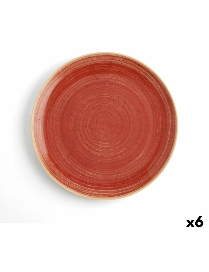 imagem de Prato de Jantar Ariane Terra Vermelho Cerâmica Ø 29 cm (6 Unidades)1