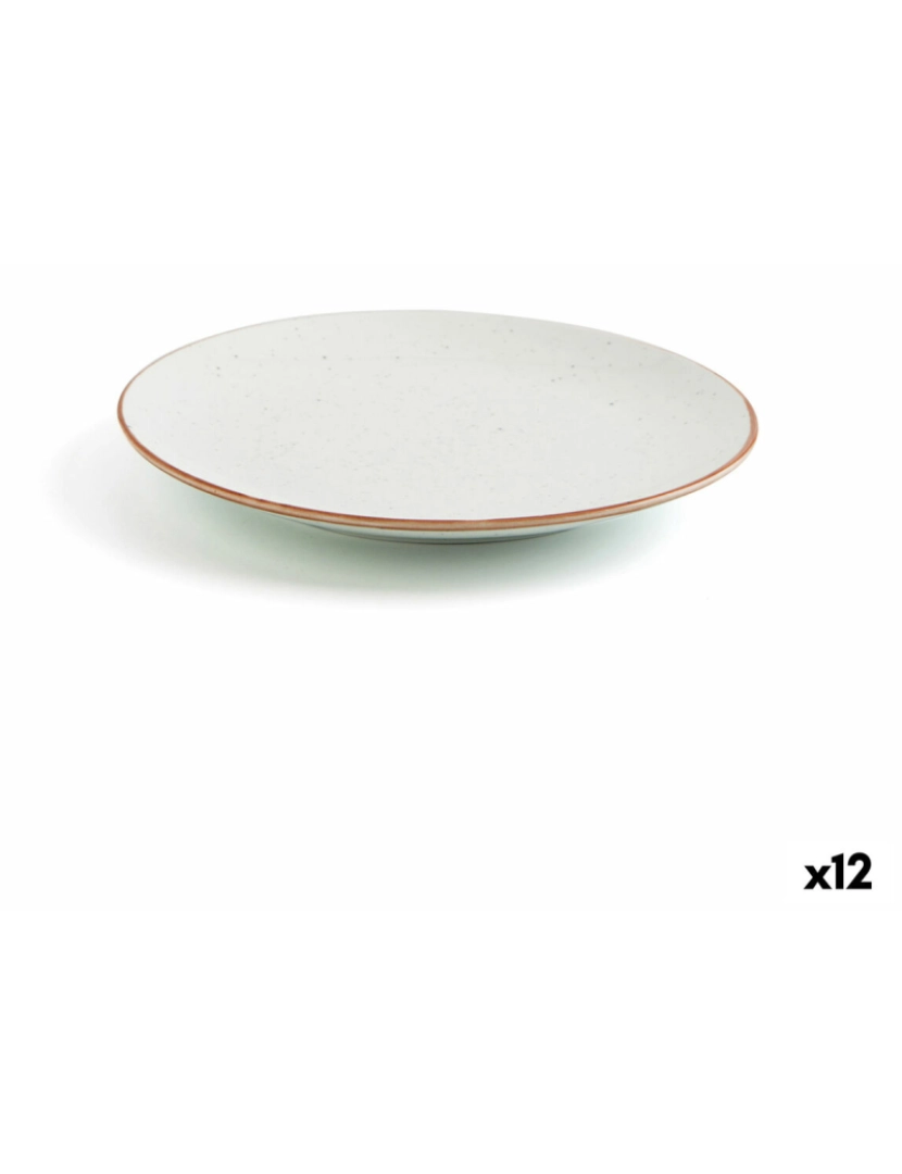 imagem de Prato de Jantar Ariane Terra Bege Cerâmica Ø 18 cm (12 Unidades)1