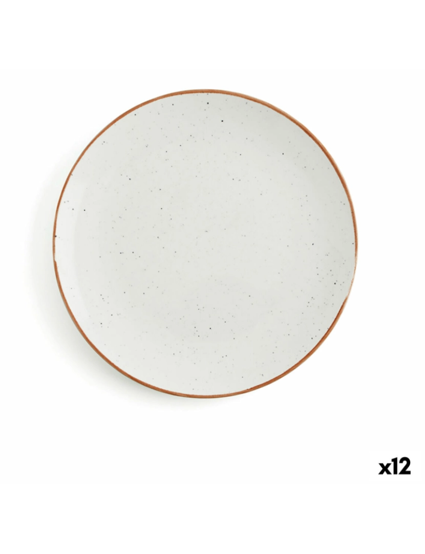 imagem de Prato de Jantar Ariane Terra Bege Cerâmica Ø 21 cm (12 Unidades)1