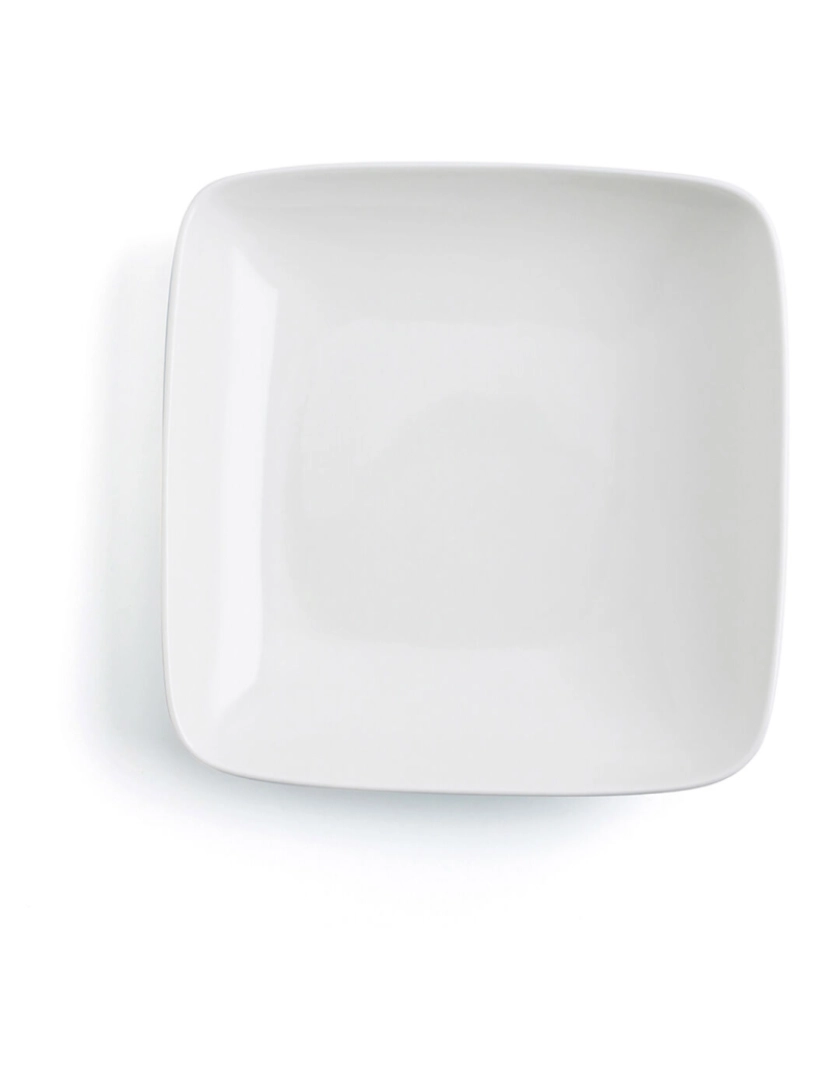 imagem de Prato Fundo Ariane Vital Quadrado Cerâmica Branco (Ø 21 cm) (6 Unidades)3