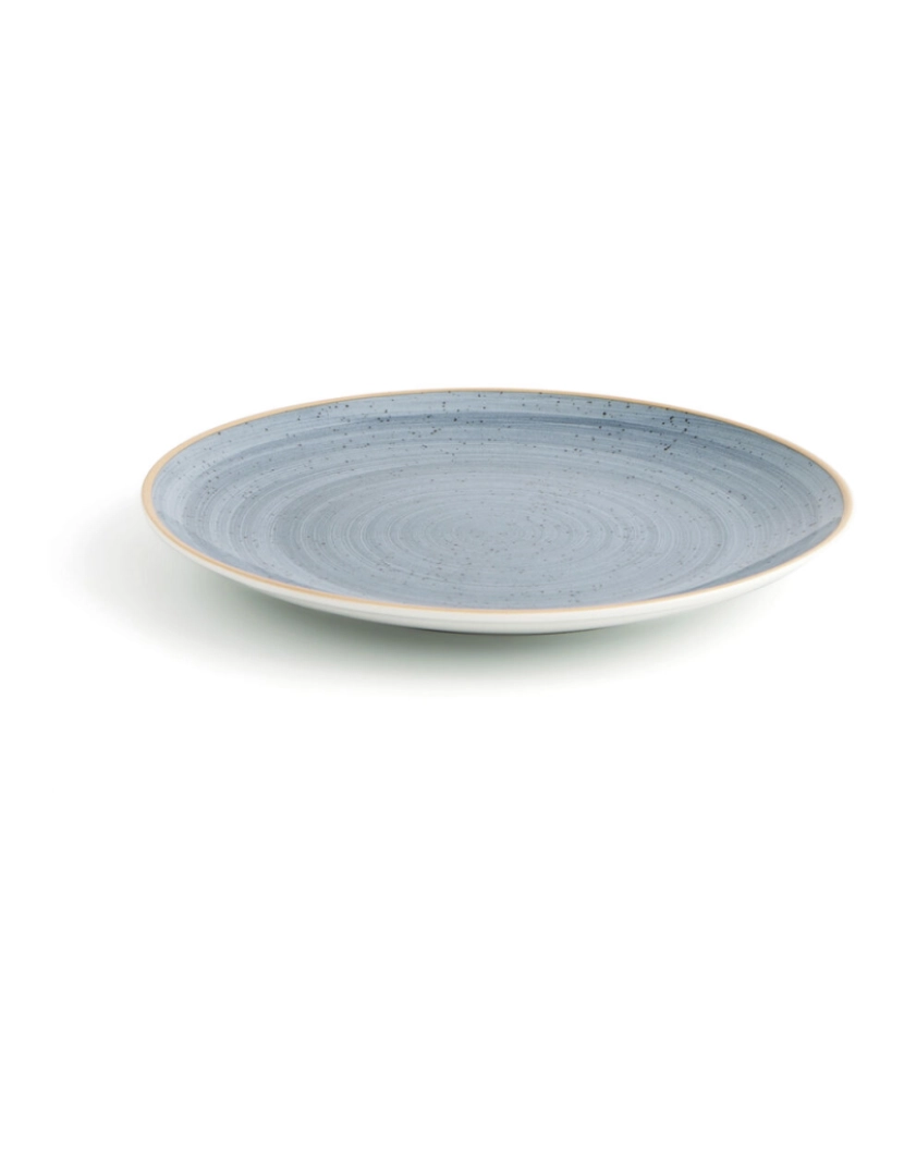 imagem de Prato de Jantar Ariane Terra Azul Cerâmica (6 Unidades)4