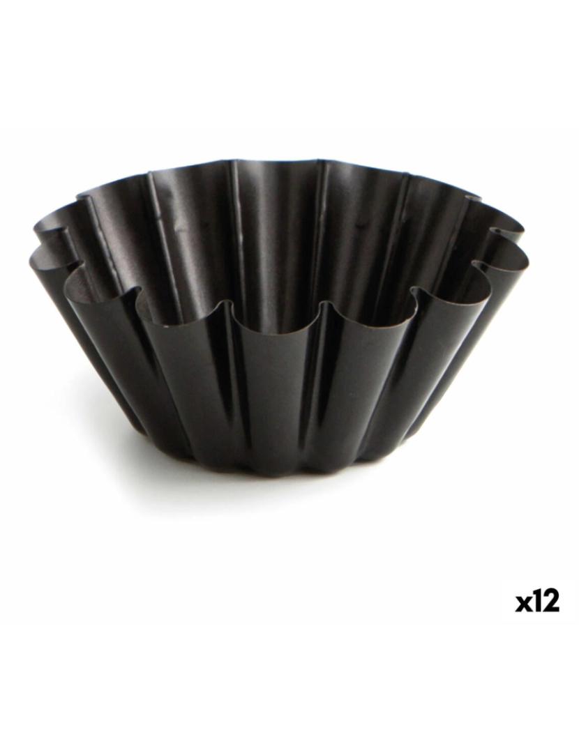 Quid - Molde para Pudim Quid Sweet Grey Ø 14 cm Preto (12 Unidades)