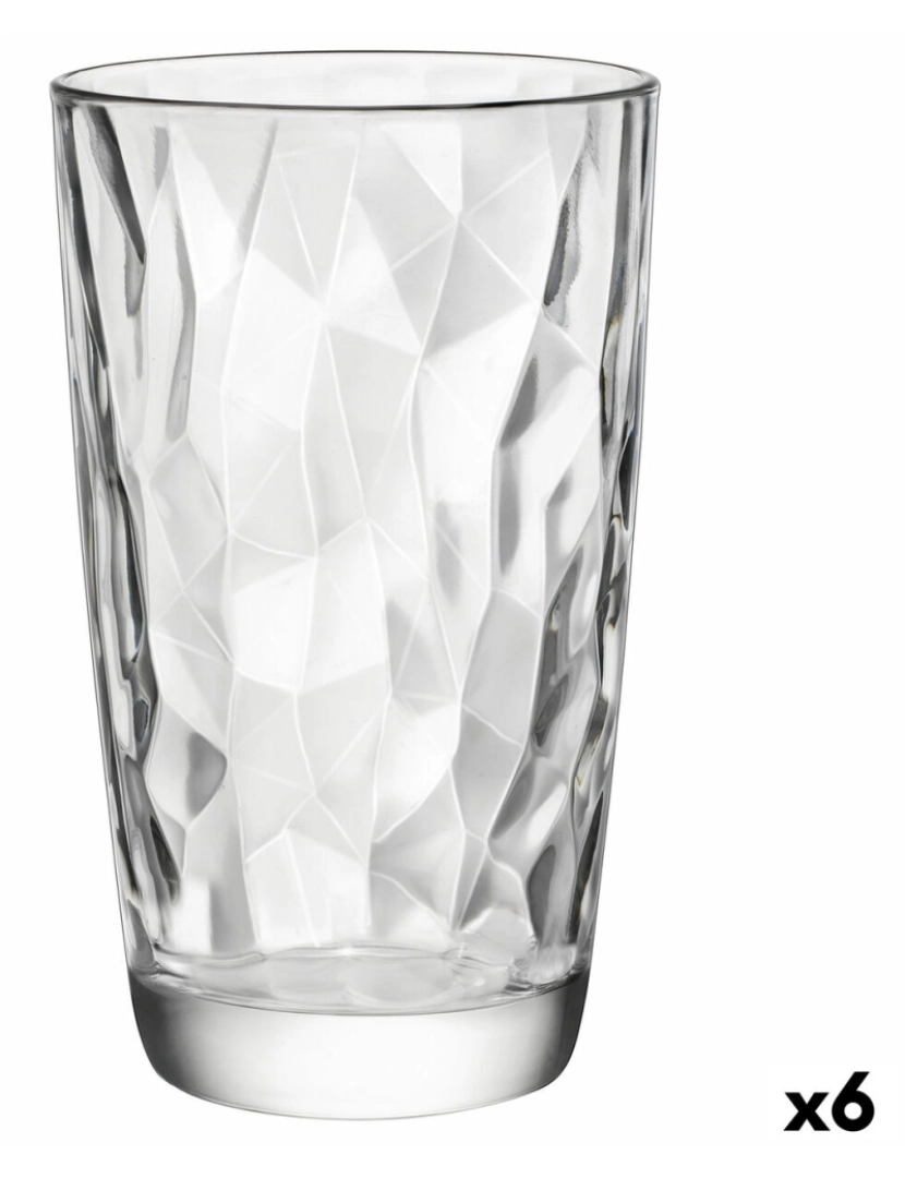 Bormioli Rocco - Copo Bormioli Rocco Diamond Transparente Vidro 470 ml 6 Unidades (Pack 6x)