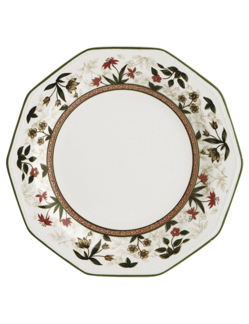 imagem de Prato de Jantar Queen´s By Churchill Assam Floral Cerâmica servies Ø 27 cm (6 Unidades)4