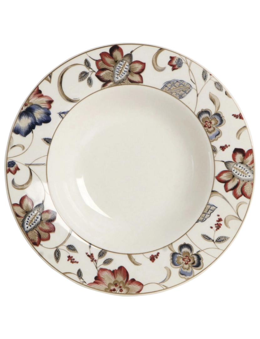 imagem de Prato Fundo Queen´s By Churchill Jacobean Floral Cerâmica servies 22,8 cm (6 Unidades)4