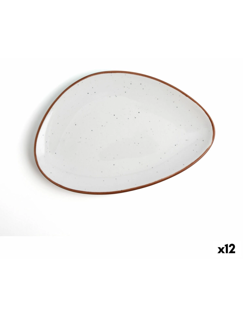 imagem de Prato de Jantar Ariane Terra Bege Cerâmica Ø 21 cm (12 Unidades)1