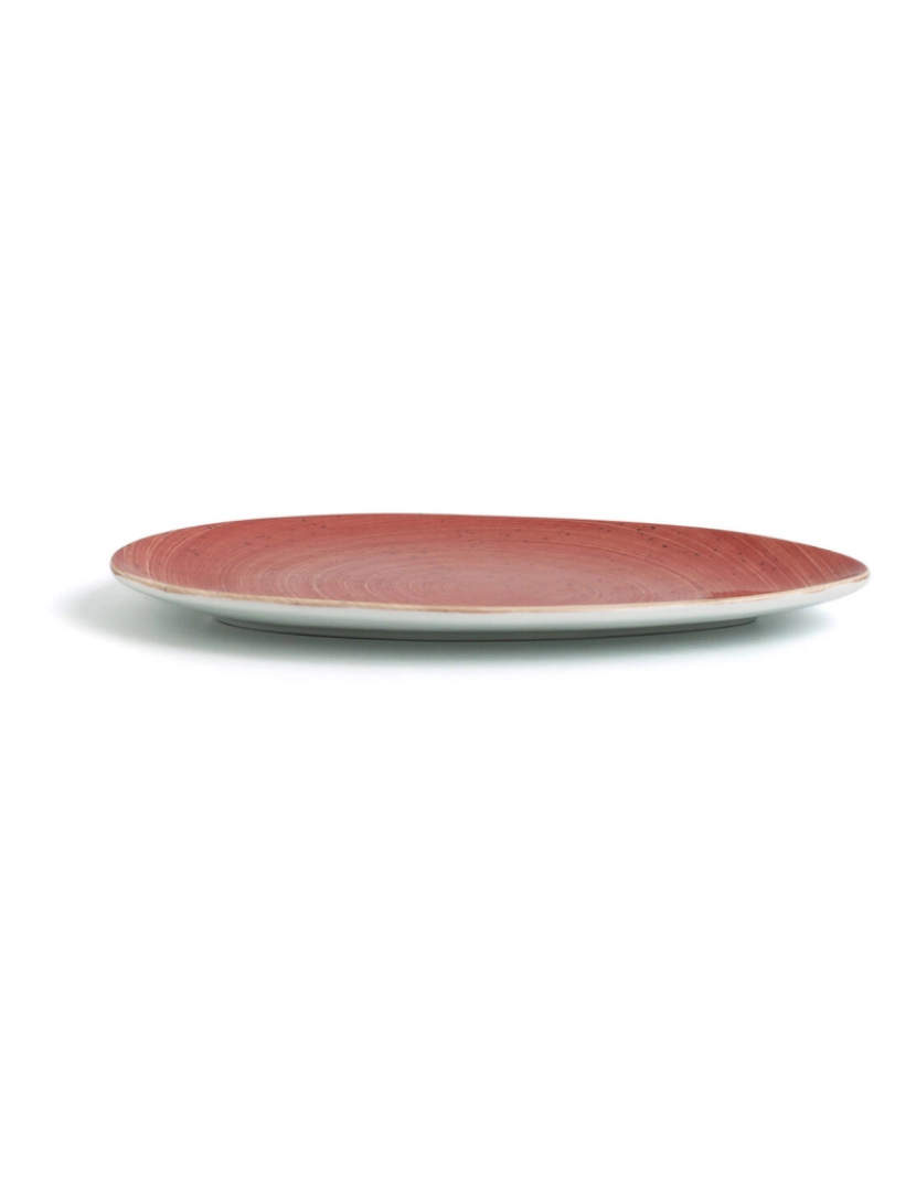 imagem de Prato de Jantar Ariane Terra Triangular Vermelho Cerâmica Ø 21 cm (12 Unidades)4