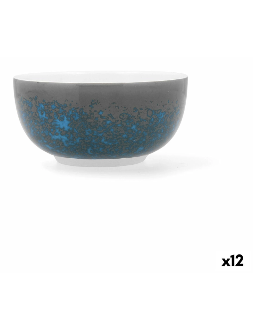 imagem de Tigela Ariane Coupe Decor Cerâmica Azul (12 cm) (12 Unidades)1