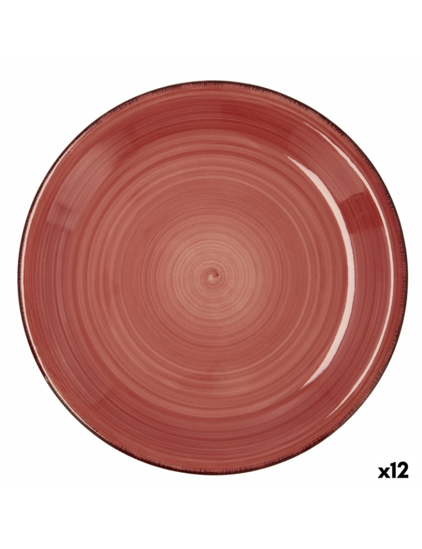 imagem de Prato de Jantar Quid Coral Vita Vermelho Cerâmica Ø 27 cm (12 Unidades)1