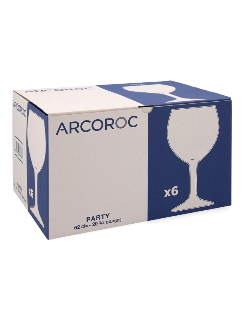 imagem de Conjunto de Copos Arcoroc Party 6 Unidades Transparente Vidro 620 ml2