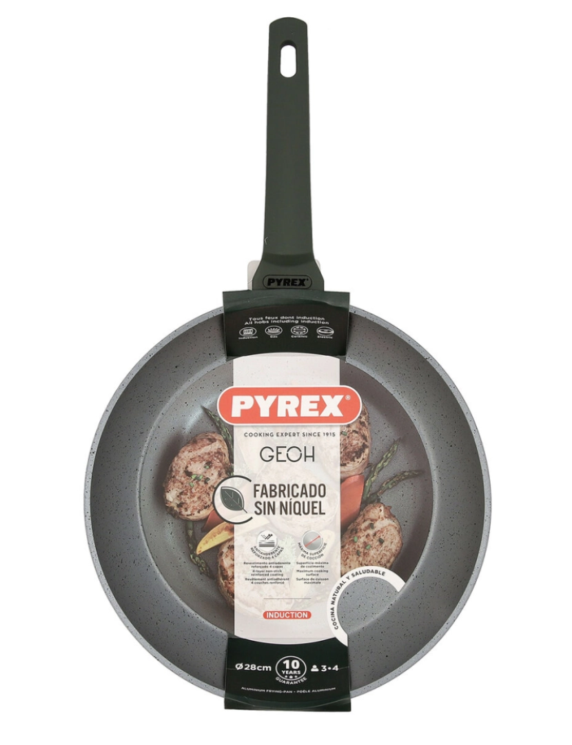 Pyrex - Frigideira antiaderente Pyrex Geoh Alumínio Forjado 28 cm