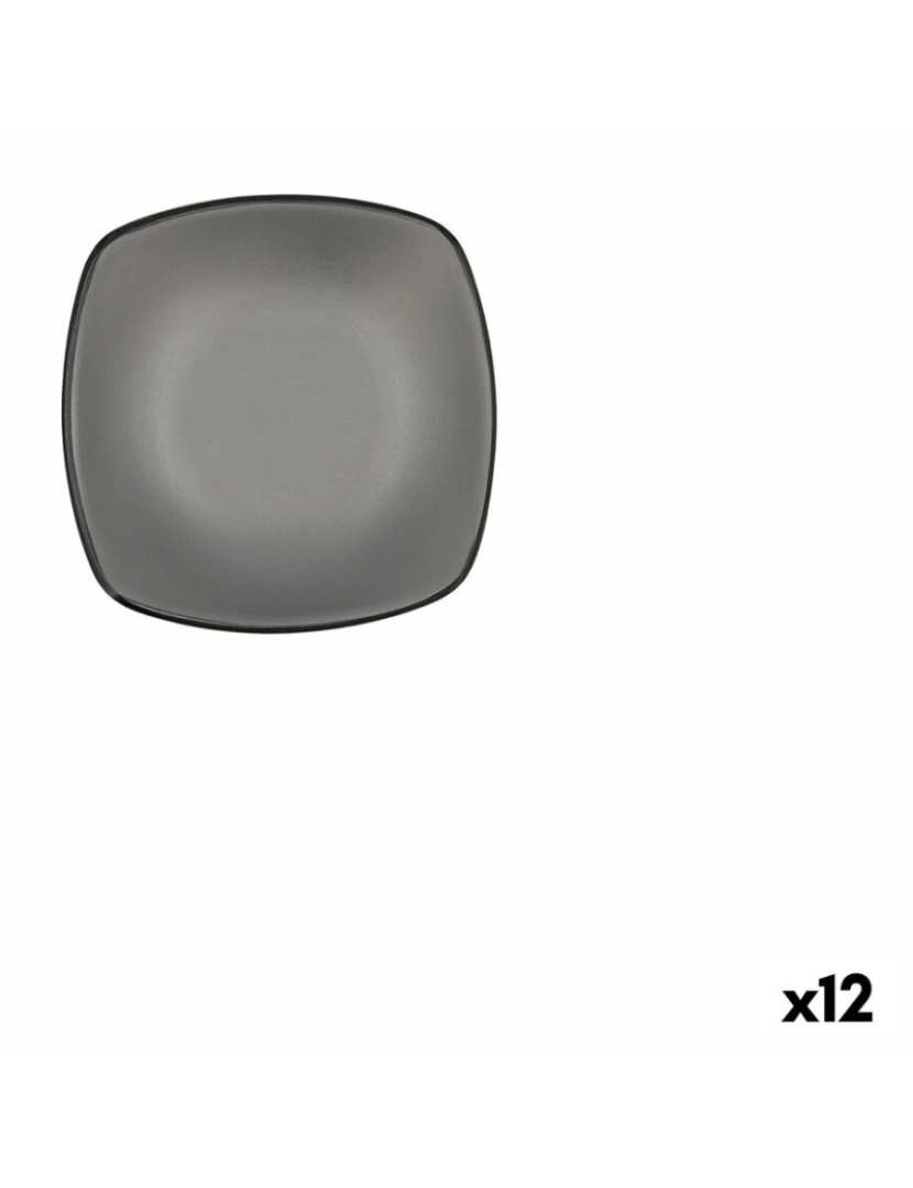 Bidasoa - Taça para Aperitivos Bidasoa Gio Cinzento Plástico 13 x 13 cm 12 Unidades