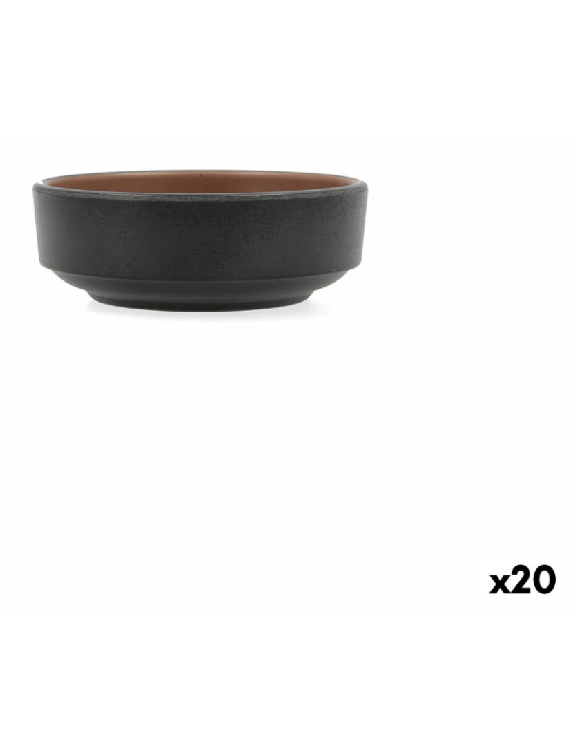 Bidasoa - Taça para Aperitivos Bidasoa Gio Castanho Plástico 10 x 10 cm (20 Unidades)