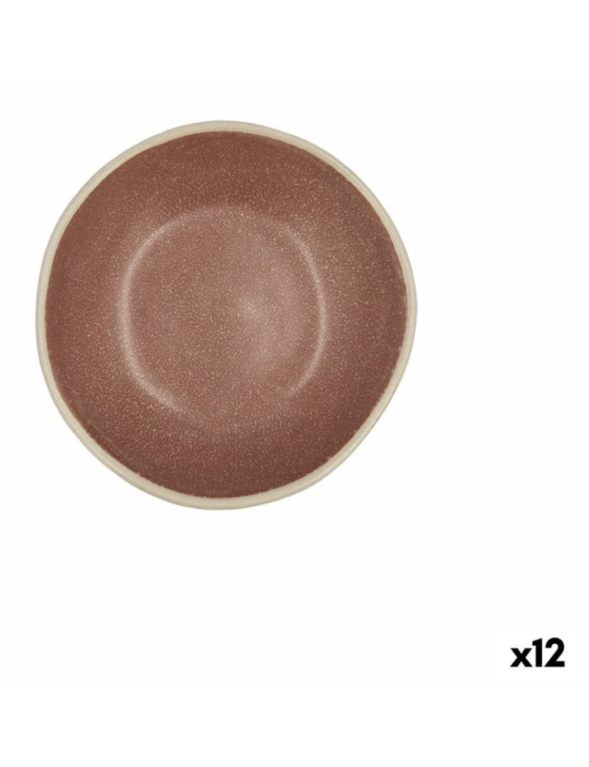 Bidasoa - Tigela Bidasoa Gio Cerâmica Castanho 12 x 3 cm (12 Unidades)