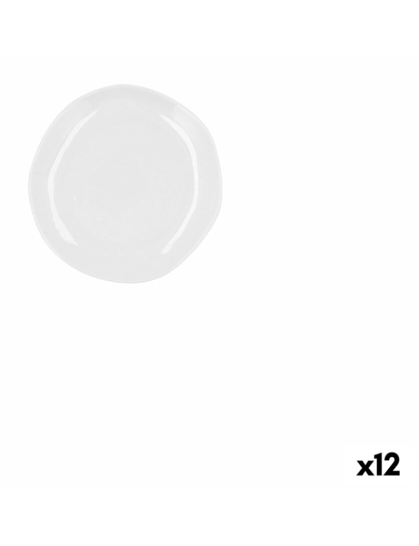 imagem de Prato para Sobremesas Ariane Earth Cerâmica Branco 16 cm (12 Unidades)1