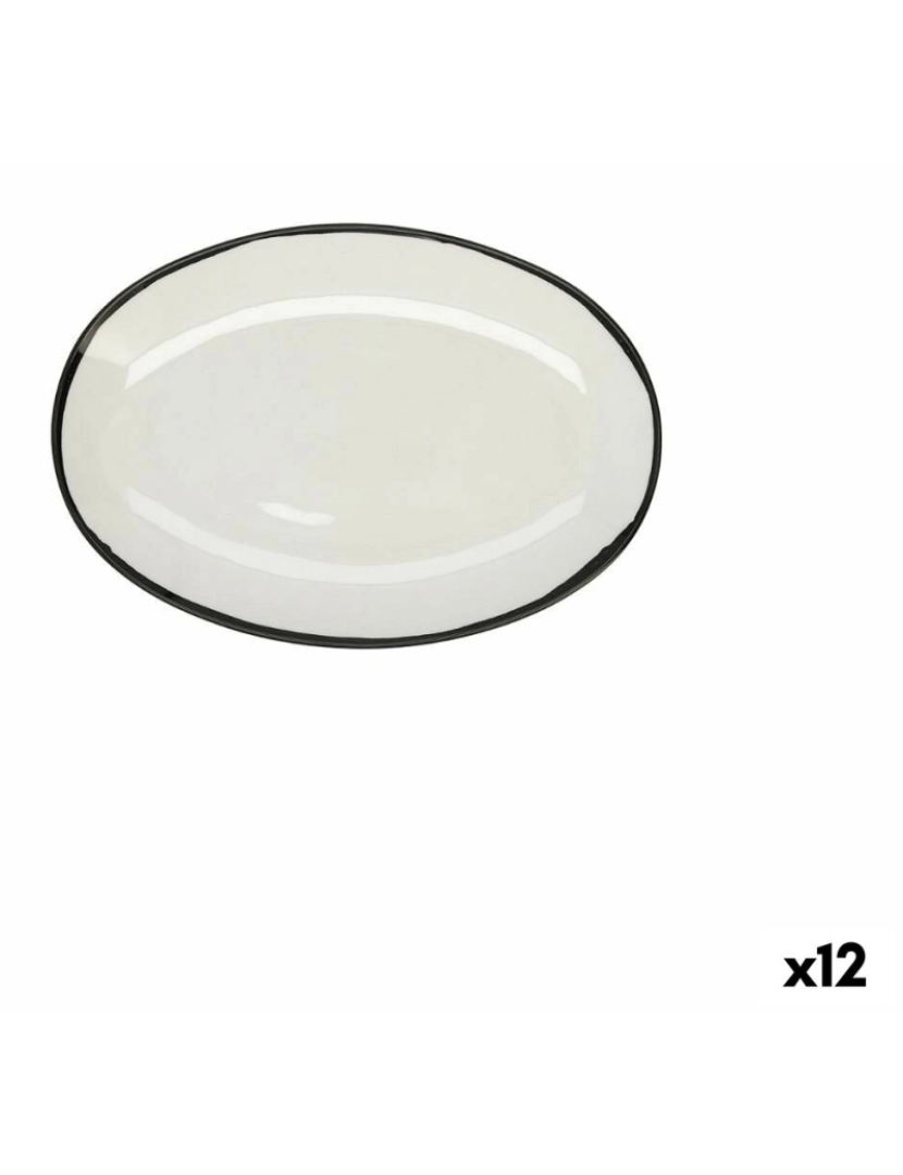 Ariane - bandeja de aperitivos Ariane Vital Filo Cerâmica Branco Ø 26 cm (12 Unidades)