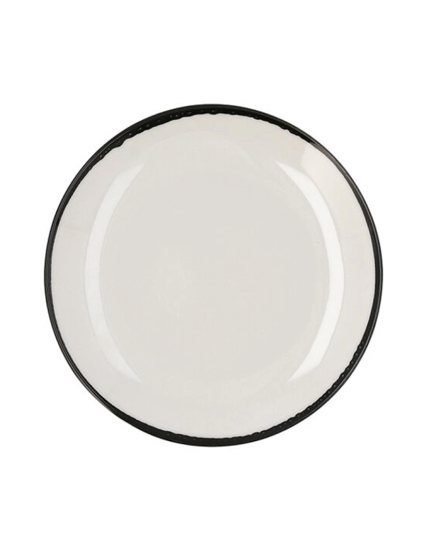 imagem de Prato de Jantar Ariane Vital Filo Branco Cerâmica Ø 18 cm (12 Unidades)2