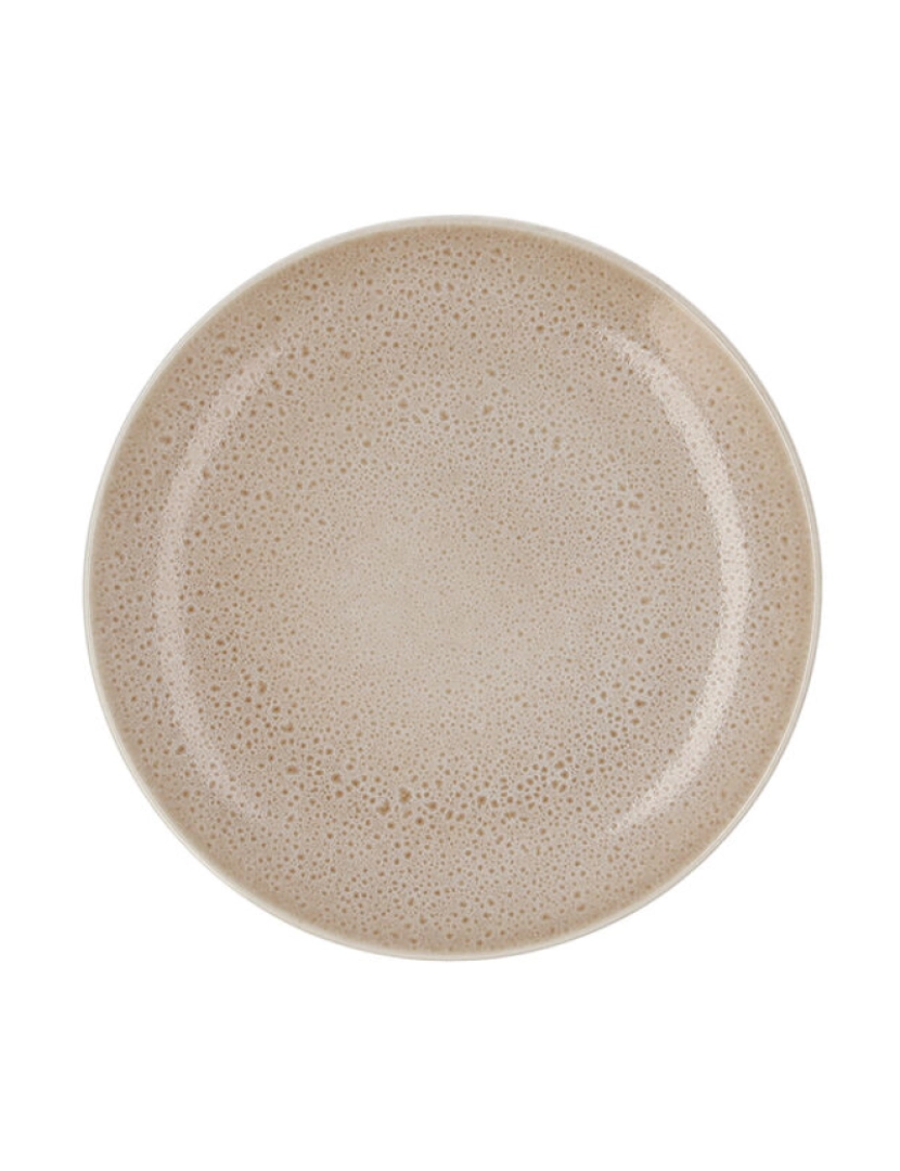 imagem de Prato de Jantar Ariane Porous Bege Cerâmica Ø 21 cm (12 Unidades)2