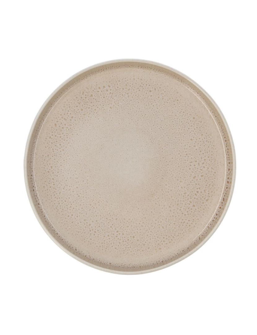 imagem de Prato de Jantar Ariane Porous Bege Cerâmica Ø 21 cm (4 Unidades)3