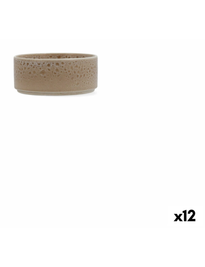 imagem de Tigela Ariane Porous Cerâmica Bege 12 cm (12 Unidades)1