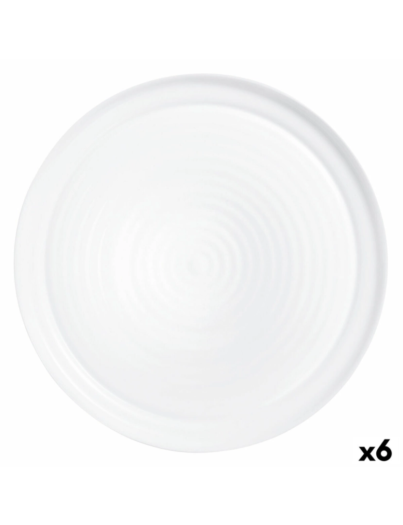imagem de Prato para Pizza Arcoroc Evolutions Branco Vidro Ø 32 cm (6 Unidades)1