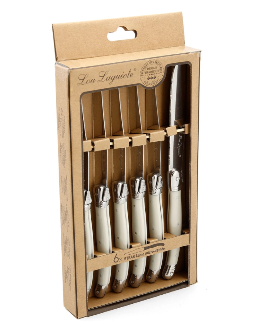 Lou Laguiole Louis Steak Knives, Set of 6