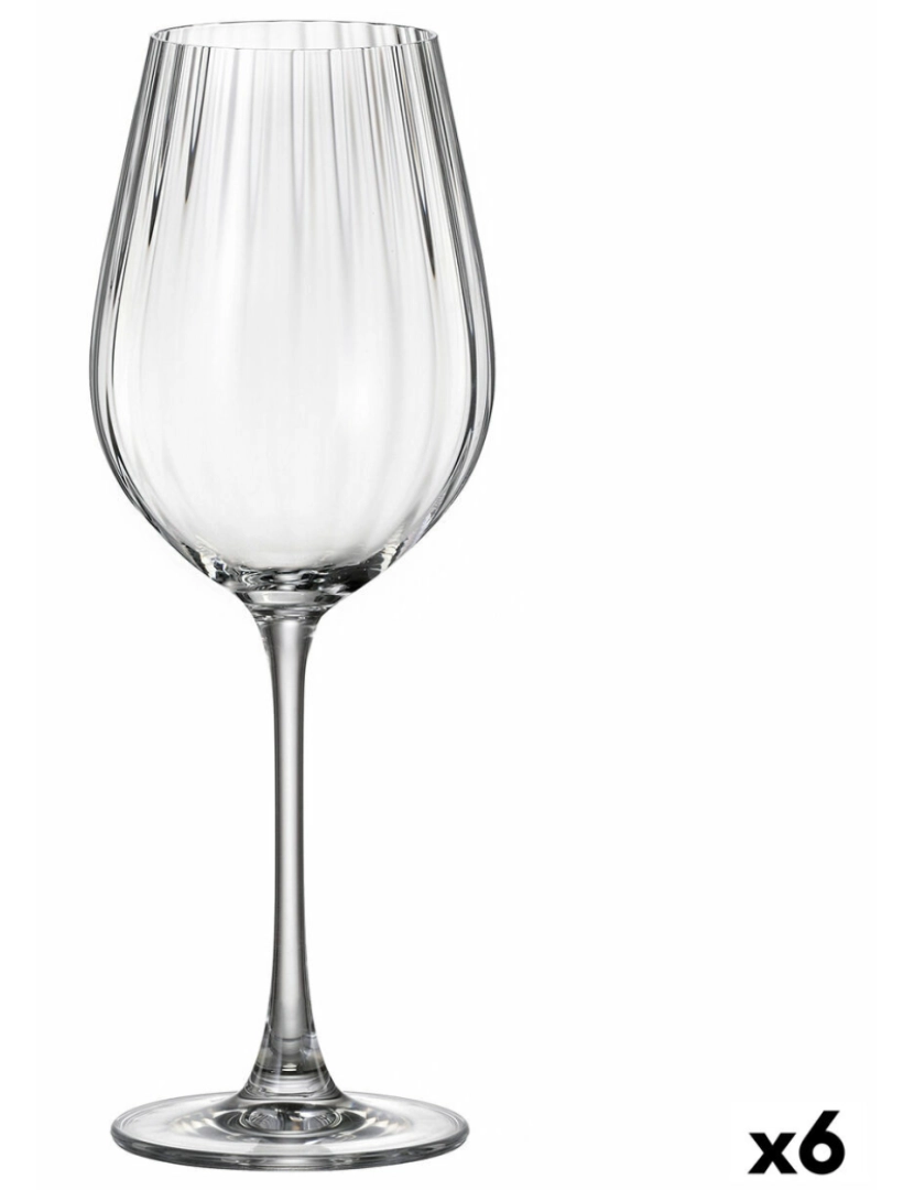 Bohemia Crystal - Copo para vinho Bohemia Crystal Optic Transparente 6 Unidades 500 ml