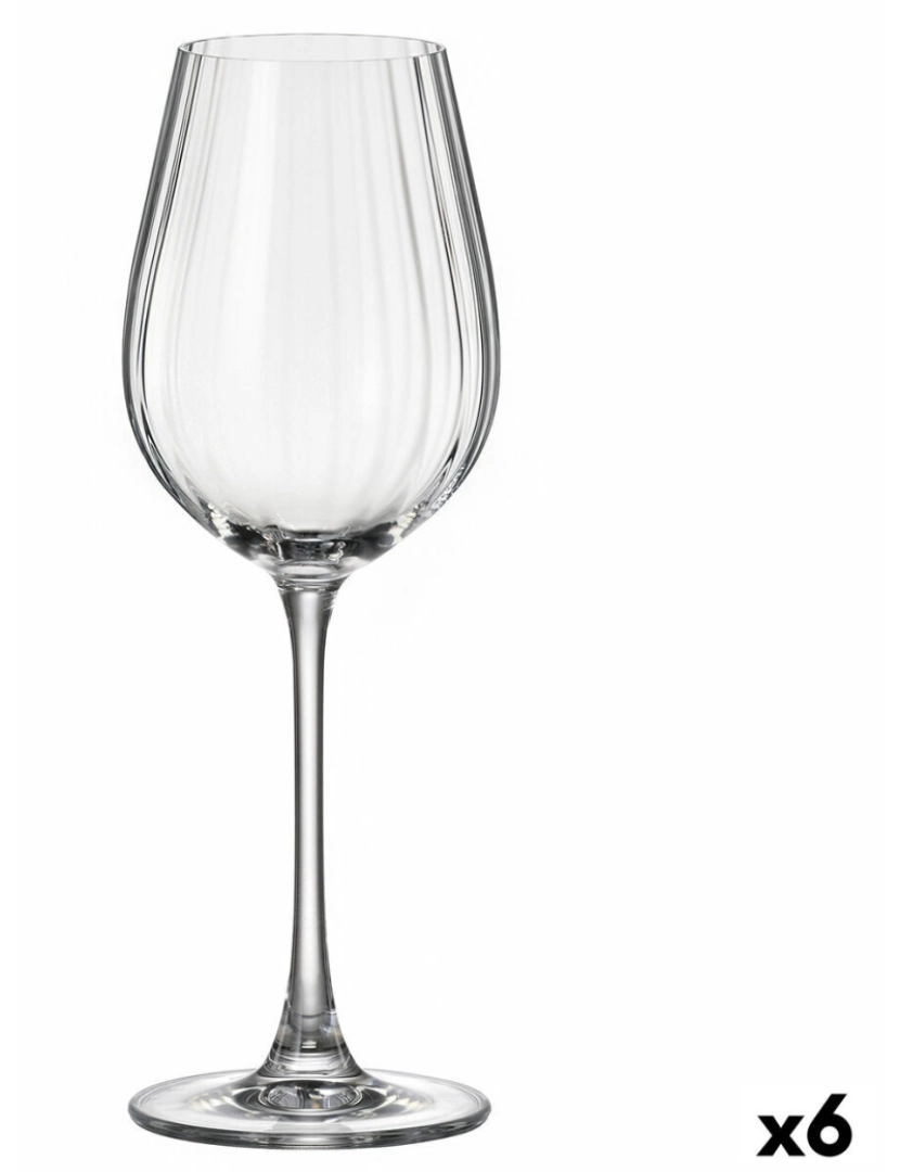 Bohemia Crystal - Copo para vinho Bohemia Crystal Optic Transparente 400 ml 6 Unidades