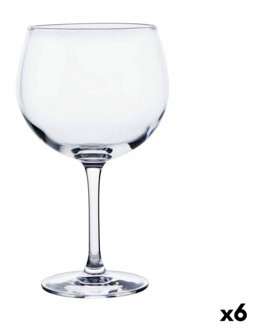 Bigbuy Home - Copo de cocktail Transparente Vidro 700 ml 6 Unidades
