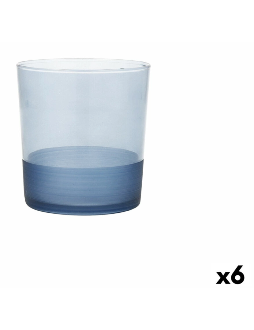 imagem de Copo Quid Pincel Azul Vidro 380 ml (6 Unidades)1