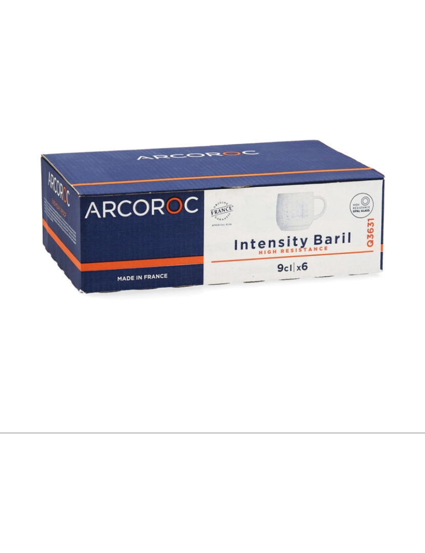 imagem de Conjunto de Chávenas de Café Arcoroc Intensity Baril Bege Vidro 90 ml (6 Unidades)2