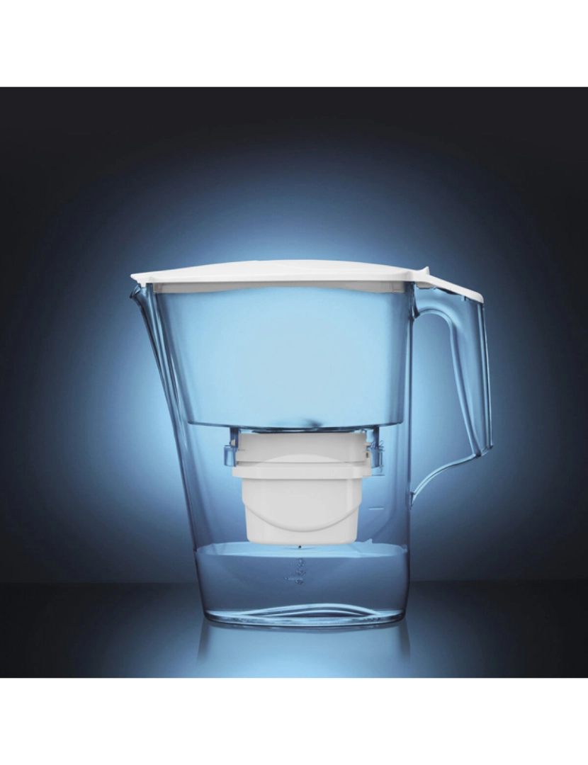 imagem de Caneca Filtrante Aqua Optima Liscia Evolve Branco Plástico 2,5 L2