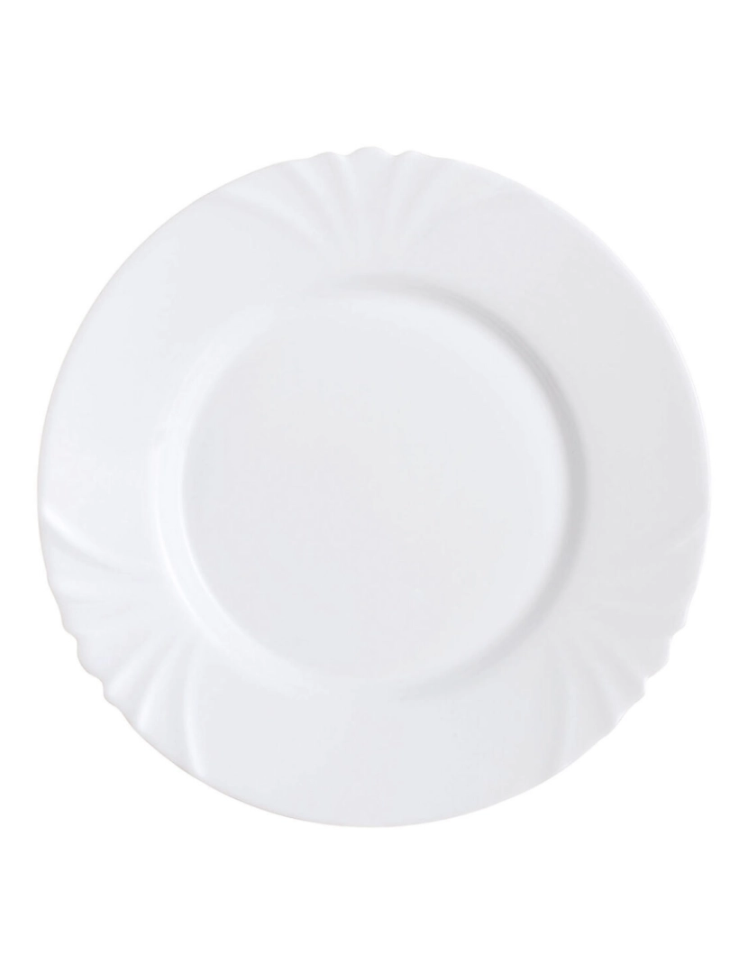 imagem de Prato de Jantar Luminarc Cadix Branco Vidro Ø 25 cm1