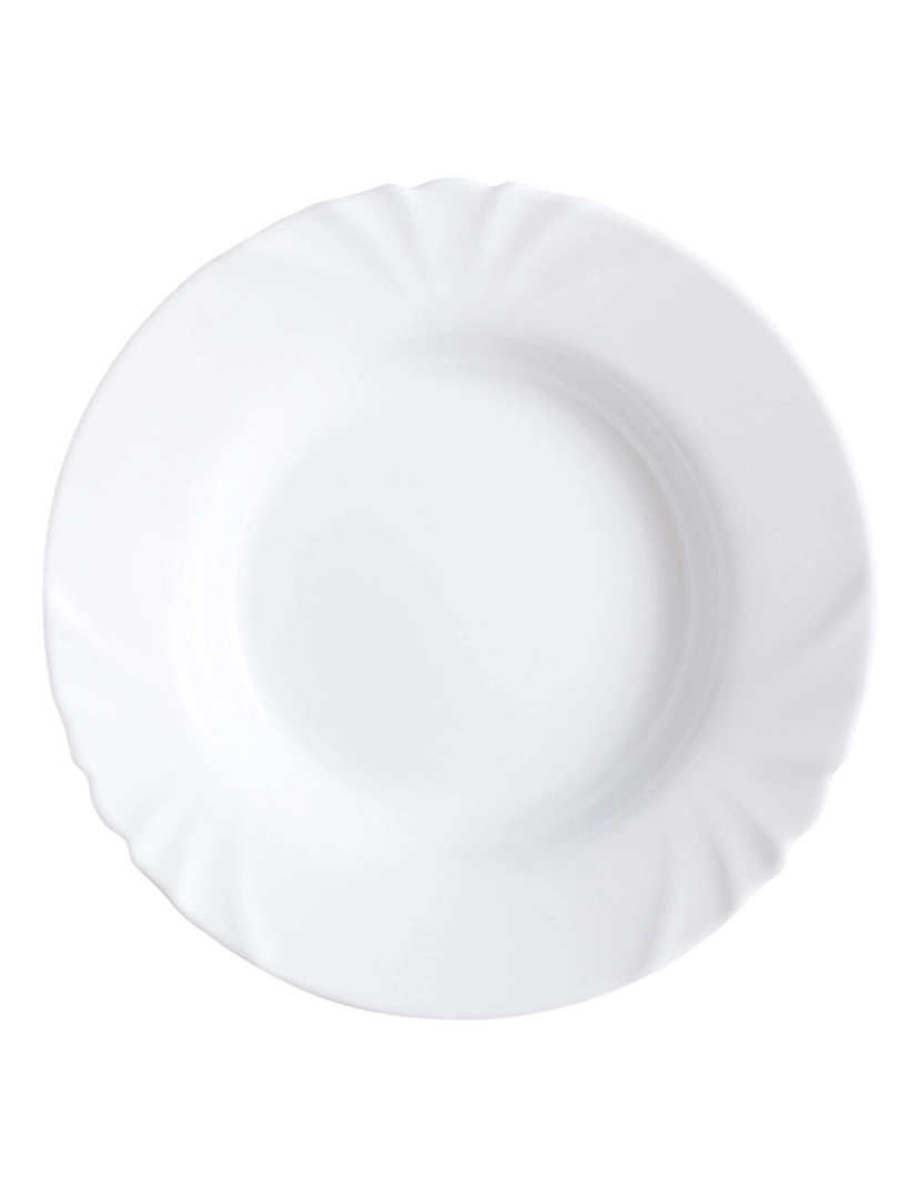 imagem de Prato Fundo Luminarc Cadix Branco Vidro Ø 23 cm1