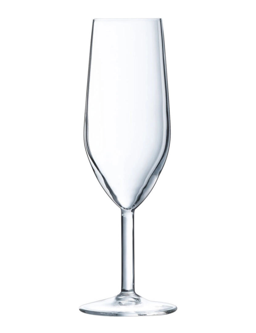 Arcoroc  - Conjunto de Copos Arcoroc Silhouette Champanhe Transparente Vidro 180 ml (6 Unidades)