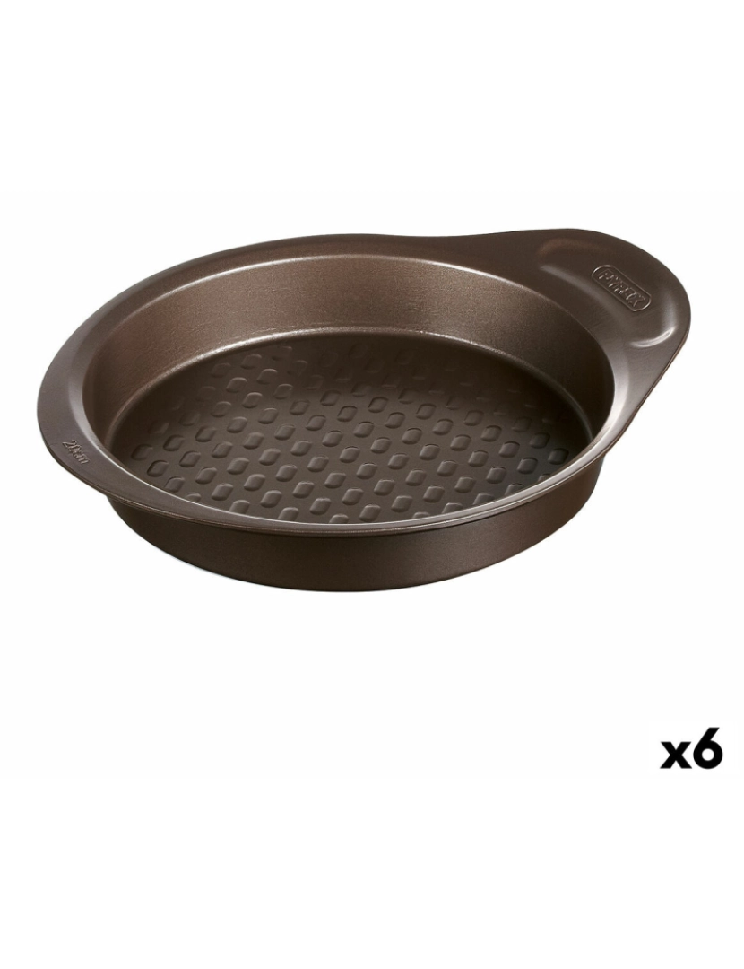 imagem de Molde para o Forno Pyrex Asimetria Redondo Preto 20 cm (6 Unidades)1