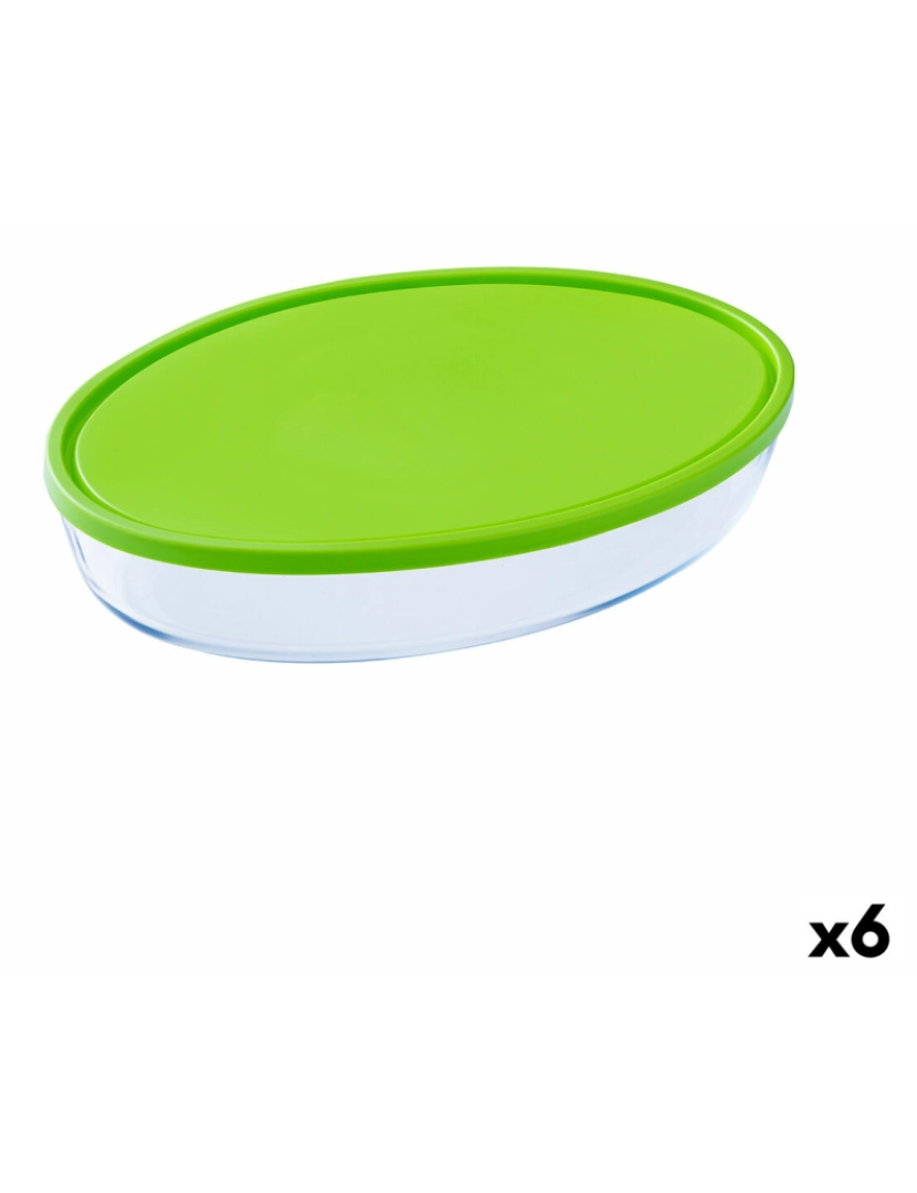 imagem de Lancheira Pyrex Cook & store Oval Transparente Silicone Vidro (3 L) (6 Unidades)1