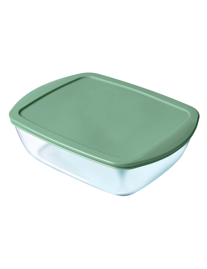 imagem de Lancheira Retangular com Tampa Pyrex Cook & store Verde Vidro (6 Unidades) (23 x 15 x 6 cm)2