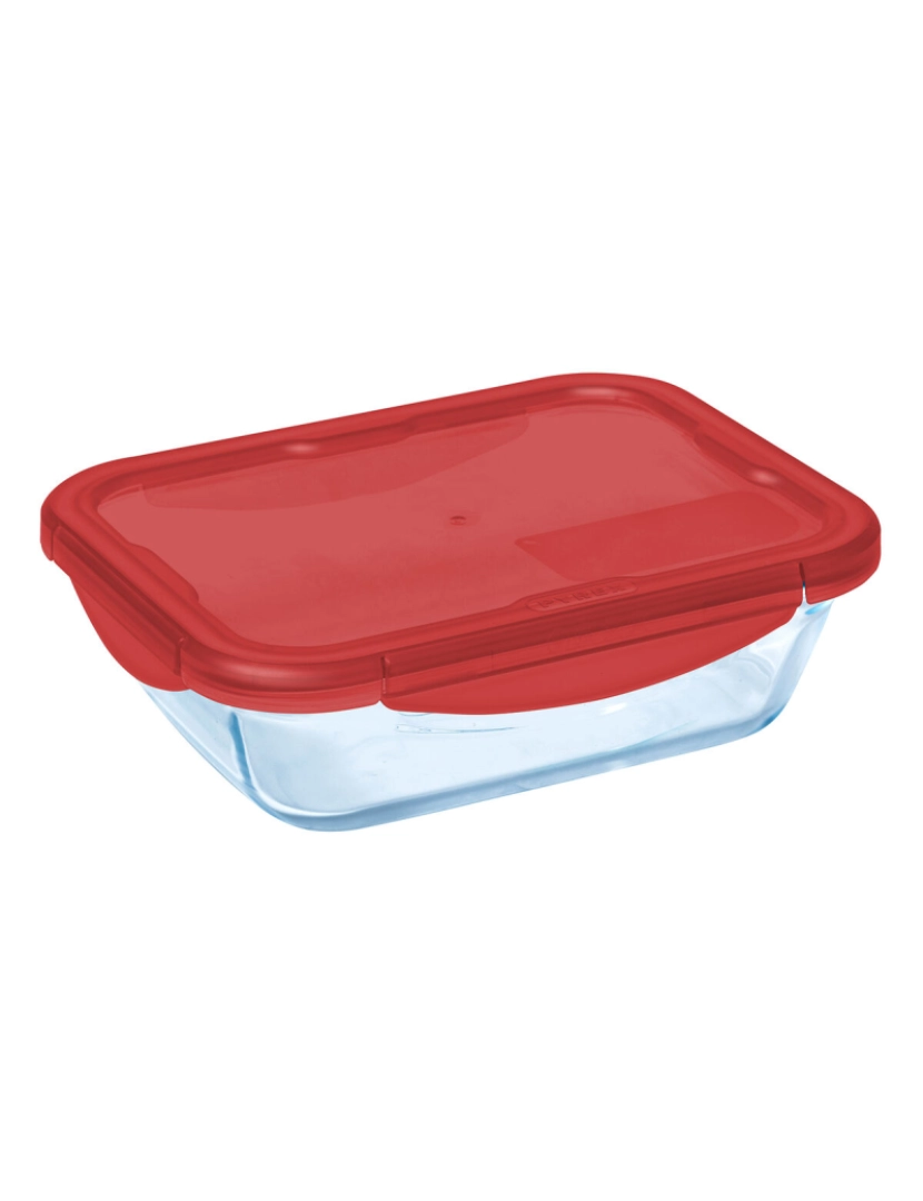 imagem de Lancheira Hermética Pyrex Cook & go Vermelho Vidro (800 ml) (6 Unidades)2