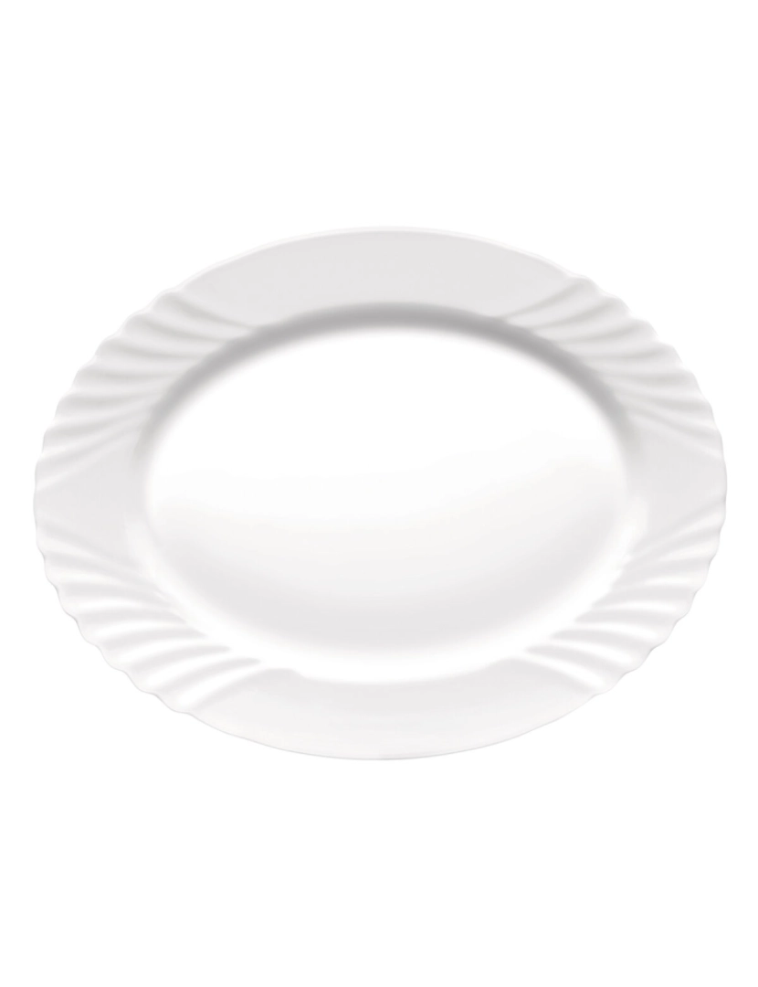 imagem de Recipiente de Cozinha Bormioli Rocco Ebro Oval Branco Vidro (36 cm) (12 Unidades)2