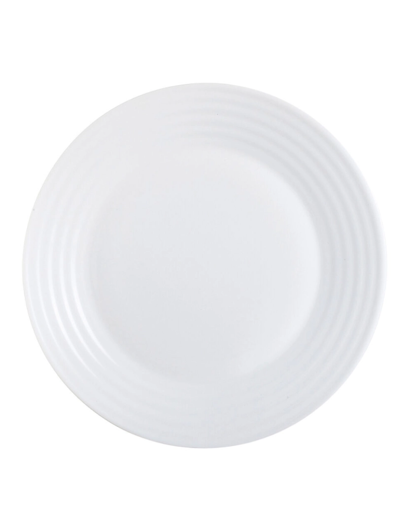 imagem de Prato de Sobremesa Luminarc Harena Branco Vidro (19 cm) (24 Unidades)2