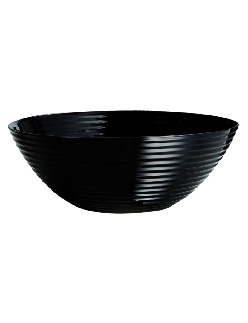 imagem de Saladeira Luminarc Harena Preto Vidro (Ø 27 cm) (6 Unidades)2