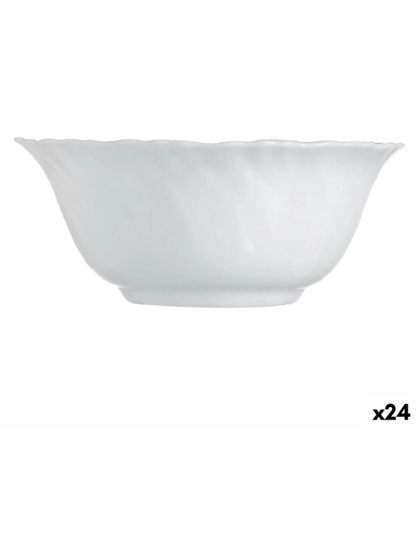Luminarc - Tigela Luminarc Feston Branco Vidro (12 cm) (24 Unidades)