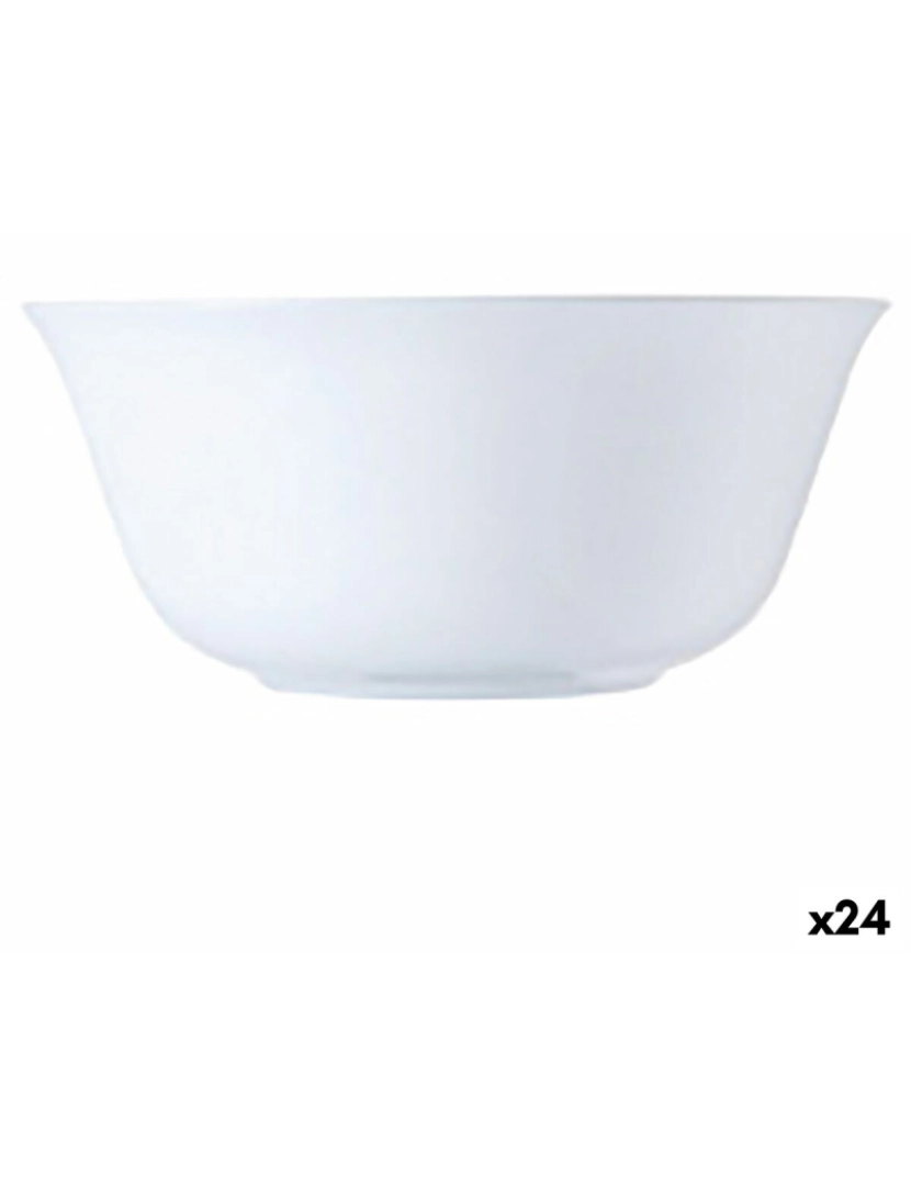 Luminarc - Tigela Luminarc Carine Branco Vidro (12 cm) (24 Unidades)