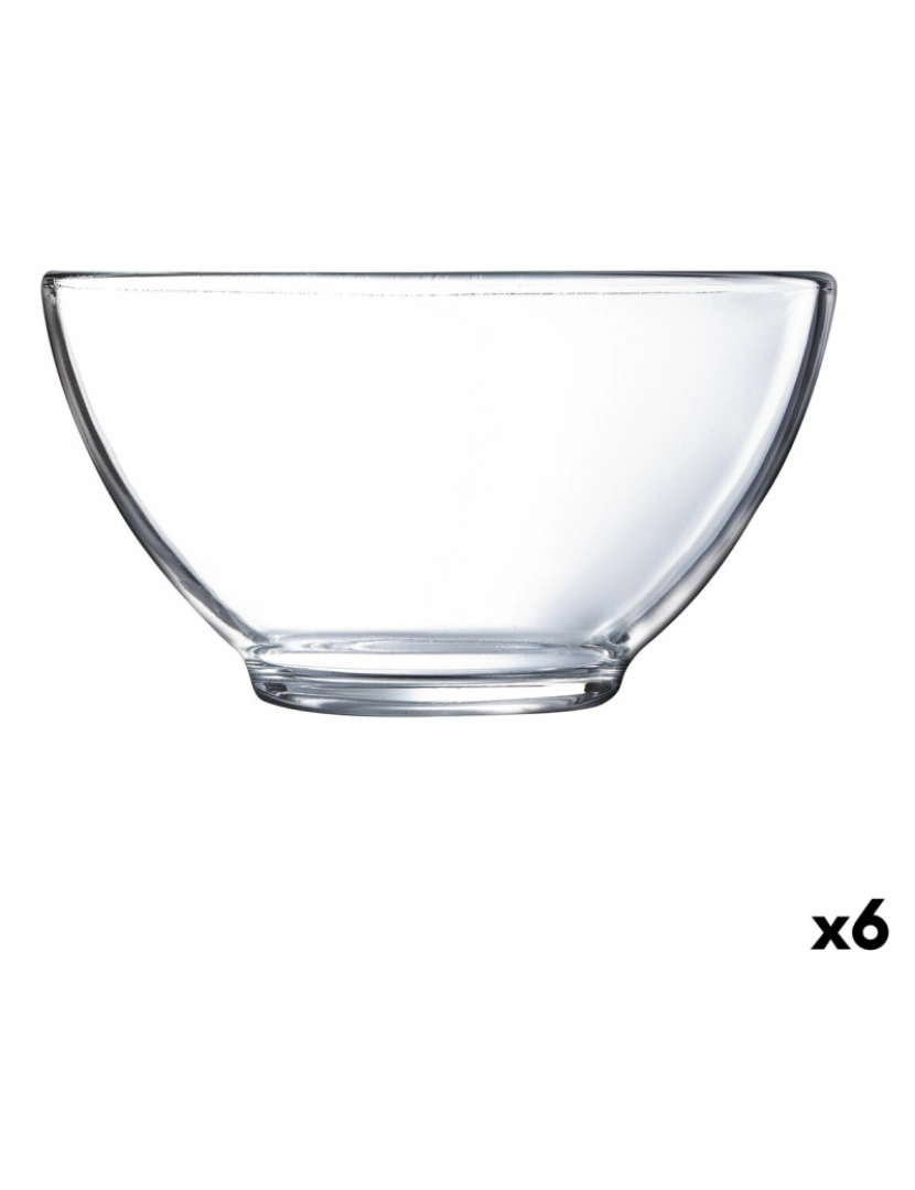 Luminarc - Tigela Luminarc Ariba Transparente Vidro (500 ml) (6 Unidades)