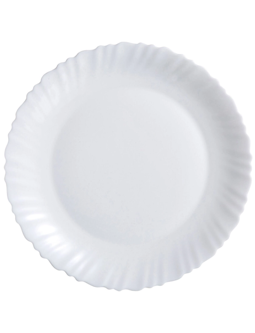 imagem de Recipiente de Cozinha Luminarc Feston Branco Vidro (Ø 30 cm) (6 Unidades)2