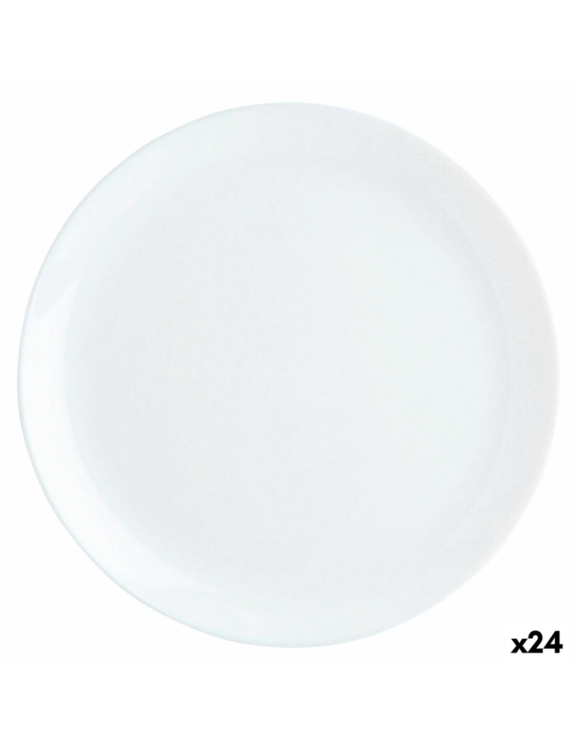 imagem de Prato de Jantar Luminarc Diwali Branco Vidro Ø 27 cm (24 Unidades)1
