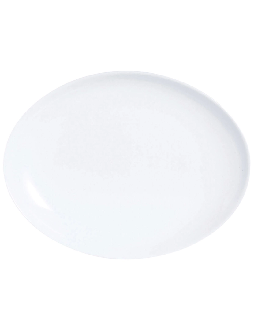 imagem de Recipiente de Cozinha Luminarc Diwali Oval Branco Vidro (33 x 25 cm) (12 Unidades)2